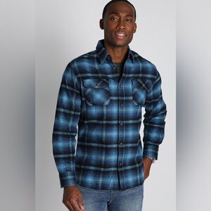 Jachs NY Limited Edition Blue 2-Pack Flannel and Thermal in LE BLUE FLANNEL NEW